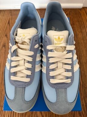Adidas Samba OG with ruffles Clear Blue Sky